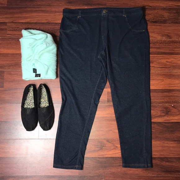 Blue Jeggings, NWOT, 3X - Picture 1 of 8